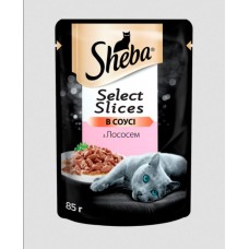 Sheba Select Slices (Шеба Селект Слайсес), відбірні шматочки з лососем у соусі, 85 г