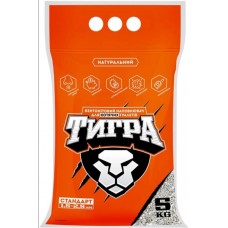 Тигра, натуральний бентонітовий наповнювач для котячих туалетів, середня гранула (1.5 - 2.5 мм), 5 кг 