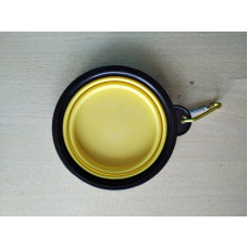 Миска для води або корму, складна, для прогулянок і подорожей з тваринами, 400 мл