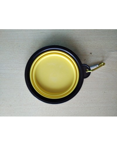 Миска для води або корму, складна, для прогулянок і подорожей з тваринами, 400 мл