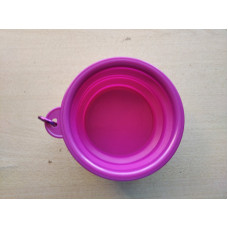 Миска для води або корму, складна, для прогулянок і подорожей з тваринами, 400 мл