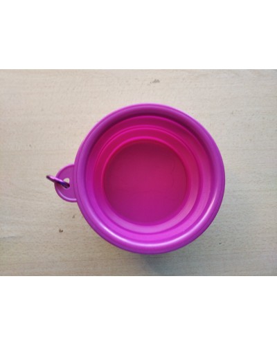 Миска для води або корму, складна, для прогулянок і подорожей з тваринами, 400 мл