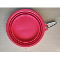 Миска для води або корму, складна, для прогулянок і подорожей з тваринами, 800 мл