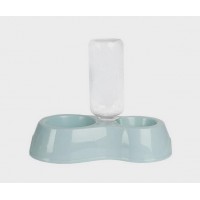 Автоматична миска-поїлка для тварин з клапаном, Pet Feeder, 2 миски + пляшка, 1 шт