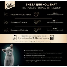 Sheba Kitten (Шеба Кіттен), шматочки з куркою в соусі, 85 г