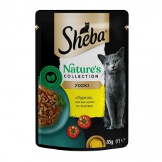 Sheba (Шеба) Natures Collection in Gravy Chicken, вологий корм для котів, із куркою та томатами в соусі, 85 г