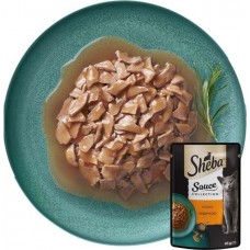 Sheba (Шеба), вологий корм для котів, шматочки з індичкою в соусі, 85 г