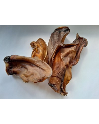 Натуральний смаколик для собак - сушене вухо теляти, 1 шт