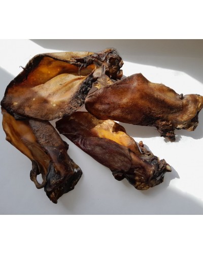 Натуральний смаколик для собак - сушене вухо яловиче, 1 шт