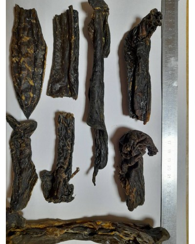 Яловиче серце натуральне, сушене смужками, 1 кг