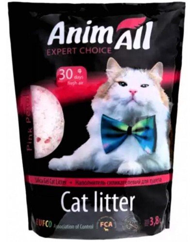 Animall (Енімал) "Рожева пелюстка", силікагелевий наповнювач, 3.8 л