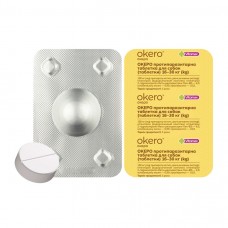 Vitomax Okero (ОКЕРО), таблетка від бліх, кліщів, гельмінтів, для собак від 16 до 30 кг, зі смаком м'яса, 1 табл.