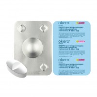 Vitomax Okero (ОКЕРО), таблетка від бліх, кліщів, гельмінтів, для собак від 8 до 16 кг, зі смаком м'яса, 1 табл.