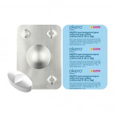 Vitomax Okero (ОКЕРО), таблетка від бліх, кліщів, гельмінтів, для собак від 8 до 16 кг, зі смаком м'яса, 1 табл.