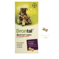Drontal (Дронтал) від Bayer, засіб від глистів для собак, 1 табл.