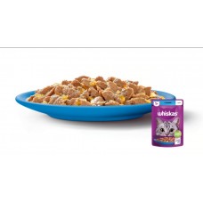 Whiskas (Віскас), вологий корм для дорослих котів, з тунцем, шматочки в желе, 85 г