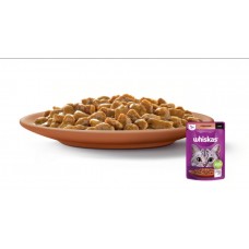 Whiskas (Віскас), вологий корм для дорослих котів, з індичкою, шматочки в соусі, 85 г